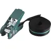 Image de wolfcraft 3418000 - Sangle d'Arrimage à Cliquet - Longueur 4 m - Force de Serrage 180 kg
