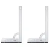 Image de wolfcraft 5206000 Equerre en Aluminium Multifonction | Equerre de menuisier 4-en-1 | Longueur 500 mm (Lot de 2)