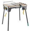 Image de wolfcraft Master Cut 2200 I 6907000 I Table de Machine 4 en 1 pour Une Utilisation comme scie à Table, Table de scie sauteuse, Poste de Travail et en Option comme Table de fraisage