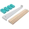 Image de Lot de Kit de Pose de Sols Stratifiés (Cale de frappe, Tire-lame et Cales pour Joints de Dilatation) + Copieur de Contour Verrouillable