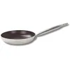 Image de Elo 5162426 Poêle inox et aluminium, à frire anti-adhésive 24 cm, de cuisine, Convient à tout type de feux, Aluminium, acier inoxydable, Gris, Noir, 24 cm