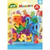 Image de SIMM Spielwaren Lena 65747-36 Aimants Chiffres et Lettres, env. ø 3 cm, Zahlen