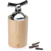 Image de Peugeot Isen Moulin à poivres longs et épices manuel, Réglage mouture classique, Couleur : Naturel, Taille : 16 cm, Matière : Bois/Inox, 35396, Argenté