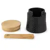 Image de Coupelle à sel 7 cm avec cuillère en bambou Bali en fonte Peugeot