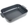 Image de PEUGEOT - Plat Four En Céramique Rectangulaire - 36 cm x 22 cm x 6,8 cm - Contenance : 3,8 L - Garanti 10 Ans - Fabrication Française - Coloris Light Blue, Ardoise