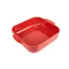 Image de Plat à four céramique Appolia carré rouge 28 cm Peugeot