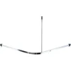 Image de Ridder 52500-0 Barre de douche arrondie Aluminium brillant 90 x 90 x 90 cm