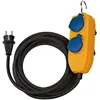 Image de Brennenstuhl 1169200010 Cordon prolongateur pour Chantier IP54 avec Powerblock, Noir, 5 m