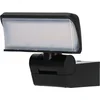 Image de Brennenstuhl Projecteur LED mural WS 2050 S/Applique LED murale 20W pour utilisation en extérieur (1680lm, IP44, 3000K, tête de projecteur orientable verticalement et horizontalement) noir