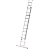 Image de Echelle coulissante à Main 2 Plans 2x12 échelons 6m/6,75m en Aluminium Hailo ProfiStep Duo