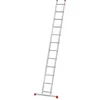 Image de Echelle Simple 12 échelons 3,4m/4,3m en alu Professionnelle Hailo ProfiStep Uno