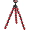 Image de Mini trépied flexible mobile Cullmann Alpha 380 avec support pour smartphone, rouge, charge max. 1,5 kg, poids léger 267 g 50035
