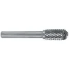 Image de RUKO 116021 - Fresas metal duro forma C - WRC Semiesférica (8 x 60 mm)