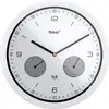 Image de Horloge murale Mebus 52826 radiopiloté(e) 26 cm x 42 mm blanc