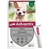 Image de Advantix Traitement Anti-Puces et Tiques pour Chien : Collier et Pipettes pour Chiens Extra-Petits de 1,5 à 4 kg - 4 Pipettes
