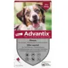 Image de Advantix® Chien moyen - Traitement anti-puces et tiques pour chiens de 10 à 25 kg - Comprend 4 pipettes - Soins de santé canine