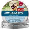 Image de Seresto Collier Grands Chiens   2 Protections anti puces et anti tiques pour grands chiens de plus de 8 kg   Collier Seresto pour chien 7 à 8 mois de protection, réduit le risque de leishmaniose  Gris