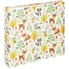 Image de Hama Album photo mémo "Forest" (pour 200 photos au format 10 x 15 cm, album traditionnel enfant de 22,5 x 22 cm, 100 pages blanches, animaux, élégant, emplacement CD) Marron/Beige/Vert/Orange/Jaune