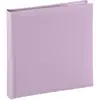 Image de Hama Album Photo "Fine Art" 30x30cm (80 Pages Blanches, 320 Photos 10×15cm à coller, Intercalaires Papier Crystal, Livre photo idéal Scrapbooking DIY) Mauve Lilas