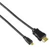 Image de Hama Câble HDMI  grande vitesse (mâle type A- mâle type D (Micro), Ethernet, 0,5 m) Noir
