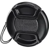 Image de Hama 58mm Smart Snap Bouchon d'objectif pour Appareil Photo avec Objectif de 58 mm, avec Support/Cordon/Sangle, Protection d'objectif, Cache Objectif, Remplacement Facile, Pince Universelle, Noir