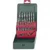 Image de Jeu de forets pour le métal Metabo 627153000 HSS 19 pièces 1 mm, 1.5 mm, 2 mm, 2.5 mm, 3 mm, 3.5 mm, 4 mm, 4.5 mm, 5 mm, 5.5 mm, 6 mm, 6.5 mm, 7 mm, 7.5 mm, 8