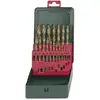 Image de Metabo 627156000 HSS Jeu de forets pour le métal 19 pièces 1 mm, 1.5 mm, 2 mm, 2.5 mm, 3 mm, 3.5 mm, 4 mm, 4.5 mm, 5 mm, 5.5 mm, 6 mm, 6.5 mm, 7 mm, 7.5 mm, 8