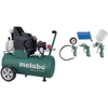 Image de Metabo Basic 250-24 W Compresseur + LPZ 4 Set D'outils À Air Comprimé - 1500W - 24L - 95 L/min