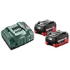 Image de Metabo 685122000 Set De Demarrage 18V Li-Ion (2x Batterie 5,5Ah) + Chargeur