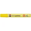 Image de Marabu Feutre pour Tissus légers, Jaune 019, Largeur de Trait env. 2-4 mm, à Base d'eau, Toucher Doux, Lavable jusqu'à 60 °C, Facile à Utiliser, résistant à la lumière, Textile, 13,9 x 1,5 x 1,5 cm,