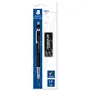 Image de Staedtler Mars Technico, Porte-mine noir de 2 mm avec indication de degré réglable pour artistes et professionnels, Étui blister avec 1 porte-mine et 1 gomme Rasoplast noire, 780 C BKP6