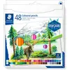 Image de Staedtler Crayons de couleur de haute qualité pour artistes, Mine douce et tendre de 3 mm, Étui carton avec 48 couleurs différentes assorties, 146C C48