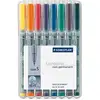 Image de Feutres non-permanents STAEDTLER Lumocolor avec étui/311 WP8 assortiment contenu 8 pcs