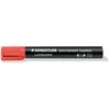 Image de Staedtler Lumocolor Lot de 10 Marqueurs permanents toutes surfaces Rouge