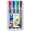 Image de STAEDTLER Lumocolor 352 Marqueurs permanents   4 couleurs, 2,0 mm