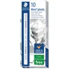 Image de Staedtler Mars Plastic, Gommes de recharge pour porte-gomme, Sans phtalates ni latex, Boîte en carton avec 10 gommes plastiques, 528 55