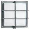 Image de STEINEL Lampe d'extérieur L 691 S anthracite, lampe murale 8.5 W | détecteur de mouvement 360°, résistant aux chocs, blanc chaud, grille de protection incluse