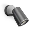 Image de STEINEL Projecteur LED Spot One SC, GU-10, Orientable, 058630 Anthracite | 7,9 W, Bluetooth, Détecteur de Mouvement 90°, Portée 10 m, 512 Lm