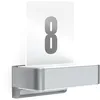 Image de STEiNEL Applique LED murale extérieur L 820 SC argent, détecteur de mouvement 160° iHF, numéro de maison,commandé par application