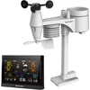 Image de Bresser Station météo Wi-Fi Comfort avec capteur professionnel 7 en 1 et écran couleur moderne Noir