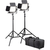 Image de Bresser Kit de 2 panneaux LED 36W Bicolor BR-600MB