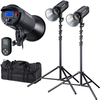 Image de Bresser Kit 2 torches LED 150W COB BR-150S