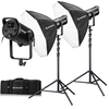 Image de Bresser BR-180RGB COB LED Lampe Duo Kit