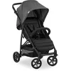 Image de hauck Poussette Canne Compacte Rapid 4, dès la Naissance, Jusqu'à 25kg, Légère, Pliable, Fonction Allongée, Réglable en Hauteur, Grand Panier, Gris