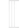Image de hauck Extension 21 cm pour Barrière de Securité Enfant par ex. pour Modèle Clear Step 2, Open N Stop 2 et Autoclose N Stop 2, Rallonge Sans Perçage, Fixation par Pression - Métal Blanc