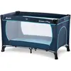 Image de hauck Lit Parapluie Bebe Dream N Play Plus 120x60 cm avec Accès Frontale, dès la Naissance à 15 kg, Sac de Transport, Fond Rembourrée, Léger, Pliable et Compact - Navy Aqua