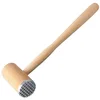 Image de Fackelmann 31127 Attendrisseur de viande, Marteau à viande, Attendrisseur à viande, Bois, Métal, 32 cm, Naturel