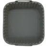 Image de Fackelmann 42689 Panier Silicone, Moule pour friteuse à air Chaud, Moule pour friteuse sans Huile, Gris, 17x17x6.5 cm