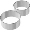 Image de Zenker 42963 Set de 2 emporte-pièces Ronds pour Beignets, emporte-pièce Ronds, emporte-pièce sablés, emporte-pièce, Acier Inoxydable, 9,5 cm