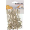 Image de Fackelmann 56645 Lot de 50 mini pics à brochette, pics en bois, pic à brochette, Bois, 10 cm